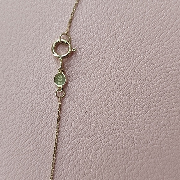 Gorjana 14k Gold Alphabet Necklace - Letter C - Picture 3 of 5